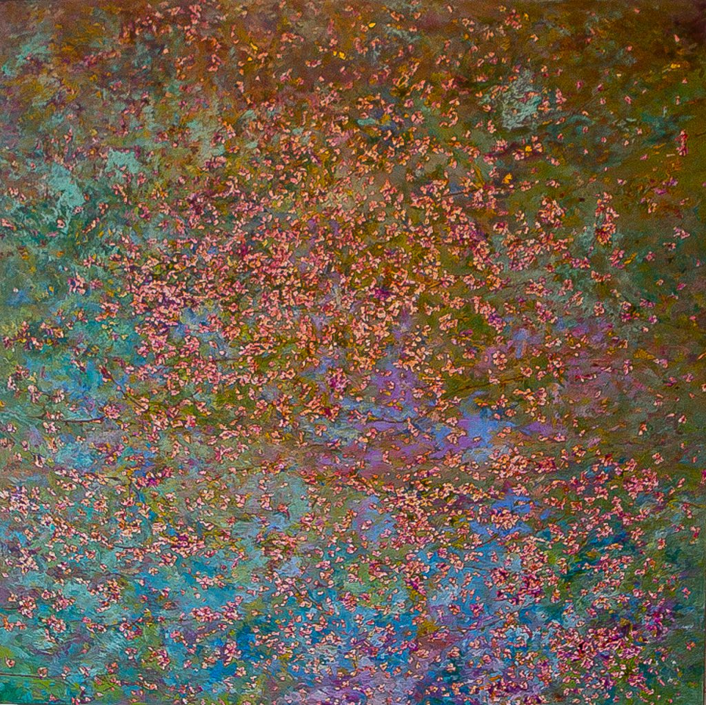 Kirschblütenregen 200 x 200 cm 4088 €